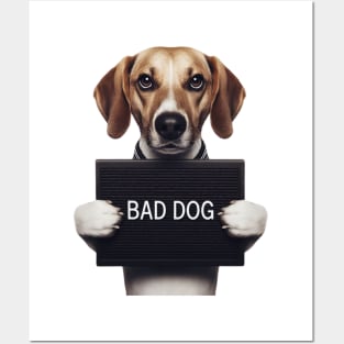 Bad Dog Photo Mugshot Posters and Art